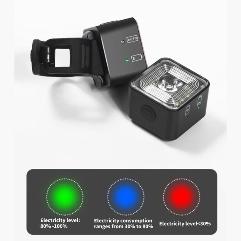 USB-перезаряжаемый задний фонарь для велосипеда для ночной езды/безопасности при езде на велосипеде Передняя/задняя фара для велосипеда Фонарь для велосипеда Передний/задний фонарь для велосипеда