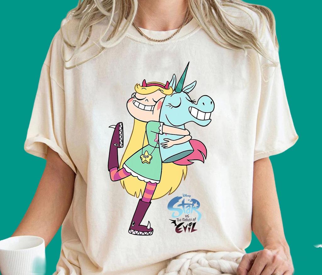 Disney Channel Star vs. The Forces of Evil Star Butterfly Pony Head Shirt | Disneyland Trip Family Matching Outfits | Aesthetic Gift R106