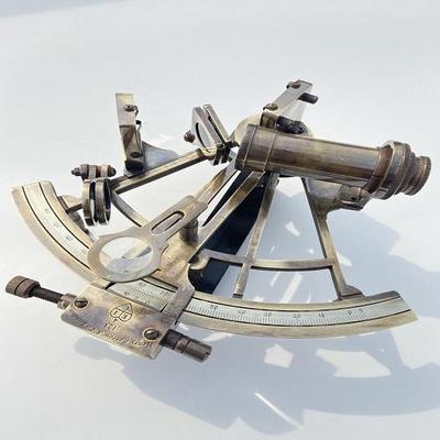 Морской 20,32 см латунный рабочий секстант морской навигационный секстант