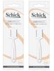 Schick Body Hair Trimmer x 2 Shin Unwanted Unwanted Suki Длина Titanium 1 шт. Мужская [Оптовая закупка] Волосы, Волосы, Волосы, Стрижка, Стрижка, Ноги, Ступни, Руки,