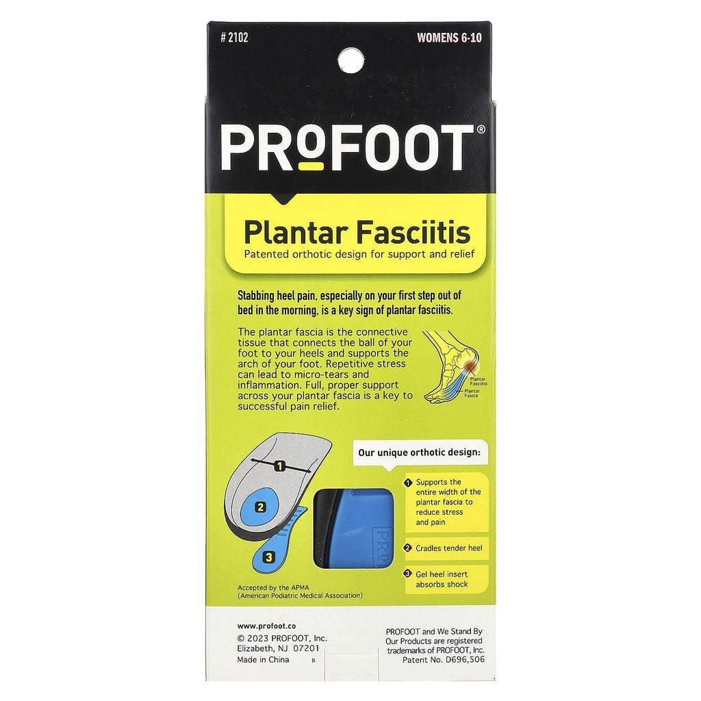 Profoot, подошвенный фасциит, девочка 6-10 лет, 1 пара