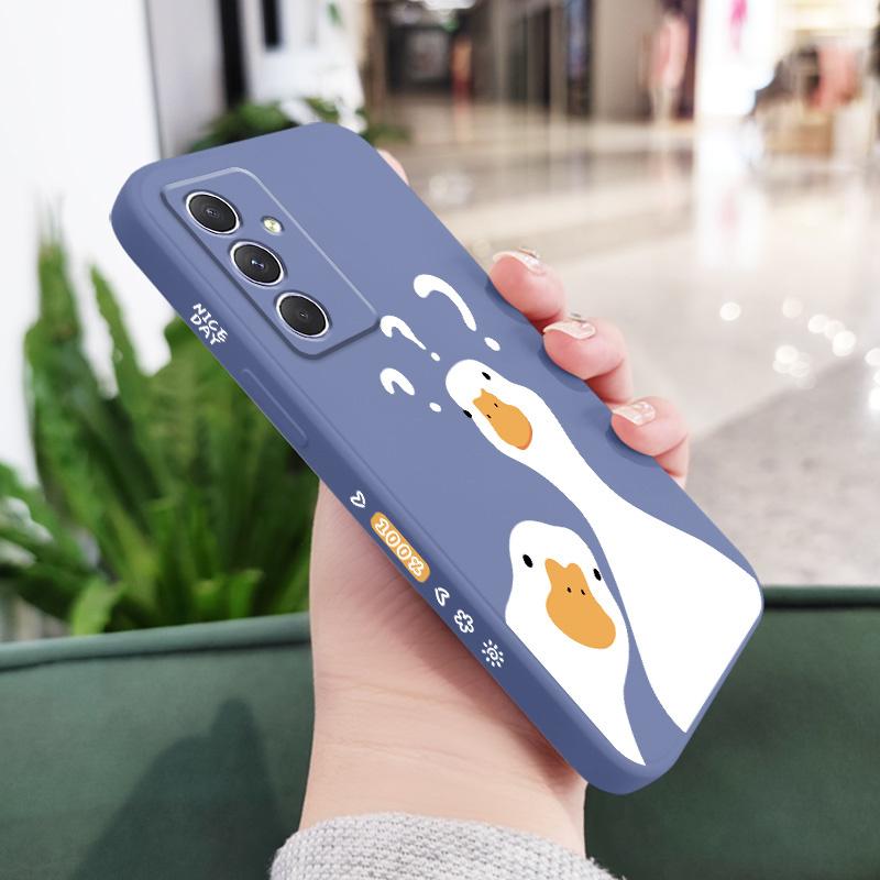 Пораженная Утка Чехол Для Samsung Galaxy A16 A06 A54 A34 A24 A14 A15 A25 A35 A55 A04 A73 A53 A33 A23 A13 A72 A52S A32 A22 A12 4G 5G