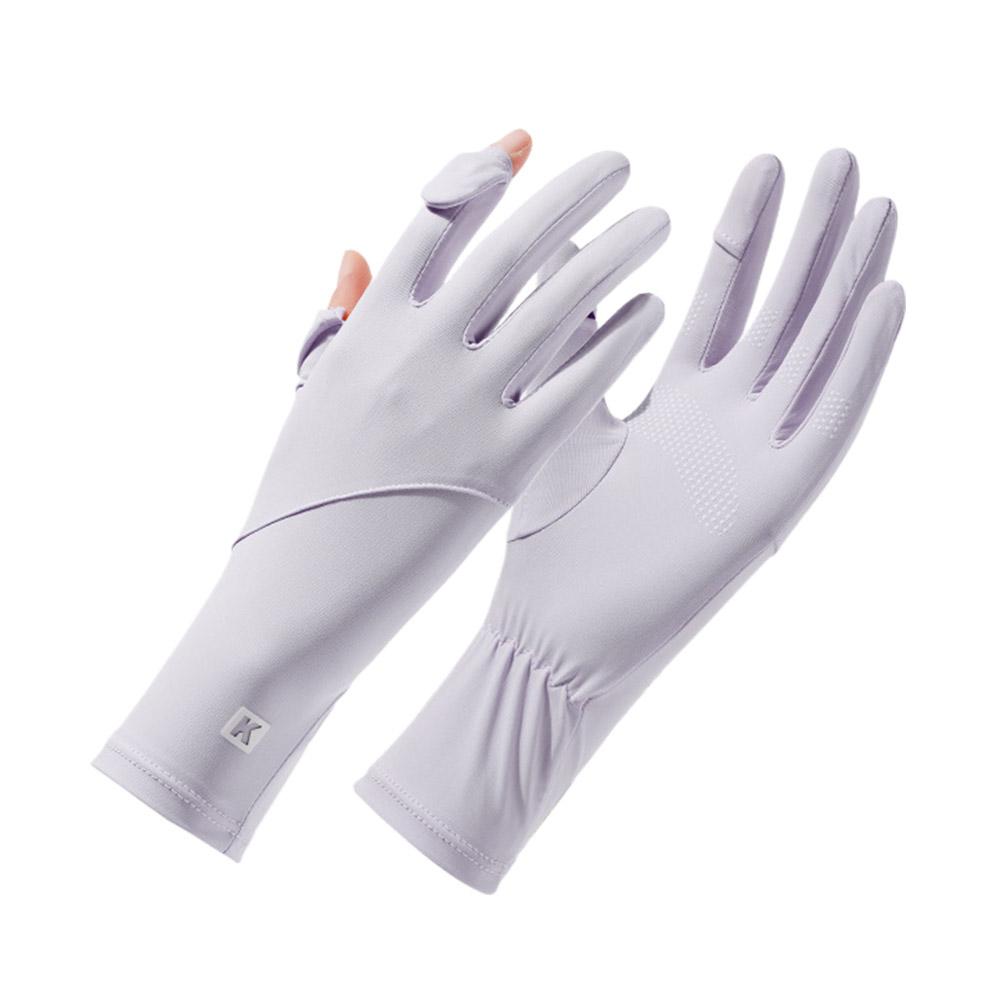 1 пара летних легких дышащих солнцезащитных перчаток для вождения с защитой от ультрафиолета для езды на велосипеде на открытом воздухе D7M6