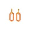 Twisted Spiral Stainless Steel Earrings Stainless Steel Drop Dangle Earrings  For Women
