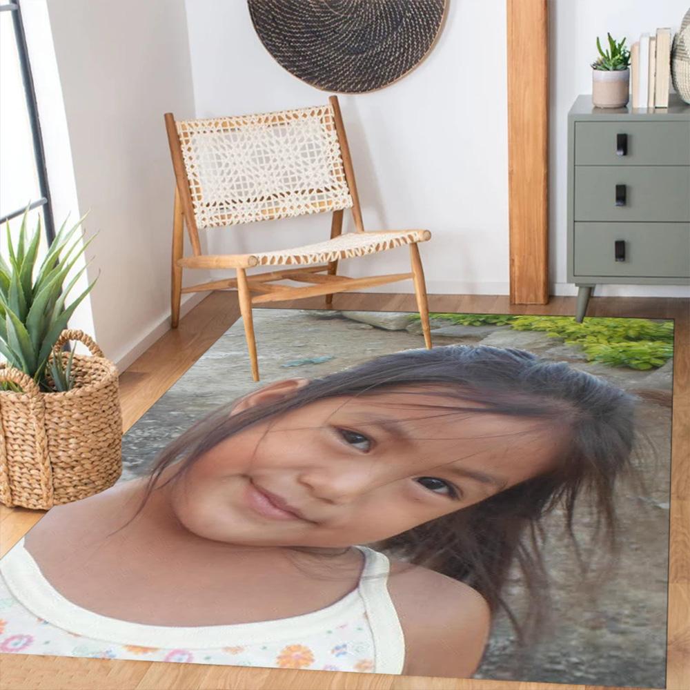 Customize Photos Customized image Floor Rug Office Rug Suitable for Dining Room Entryway Game Room Living Rooms Anti-slip Rug Decorate Offices