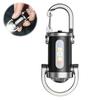 Mini Flashlight 5 Lighting Modes Dual Light Source Waterproof Rechargeable Keychain Flashlight Camping LED Torch
