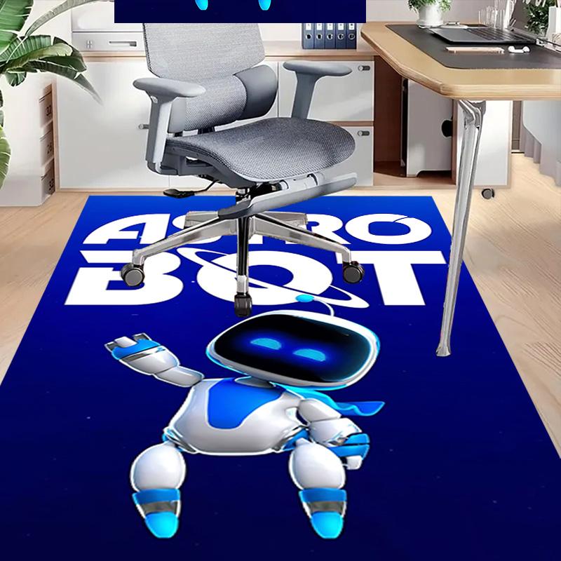 1pc Astro Bot Adventure Carpet for Playroom Bedroom Living Room Sofa Home Decor,kids Game Area Rug Non-slip Floor Mat Y7238