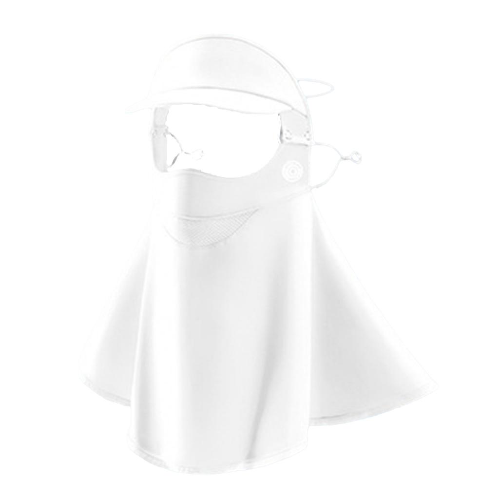 Солнцезащитная маска Ice Silk со съемными полями для шляпы, модная дышащая тонкая бесследная маска, УФ-защитная маска для занятий спортом на открытом воздухе