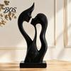 Sweet Love Symbol Gifts for Wedding Abstract Couple Figurine, Modern Minimalist Lover Statue Home Decor, Romantic Sculpture Artistic Statues Interior