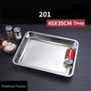 Поднос для хранения продуктов из нержавеющей стали, блюдо для фруктов и хлеба, прямоугольная тарелка для барбекю, вареных сосисок, кухонная форма для выпечки тортов и кондитерских изделий