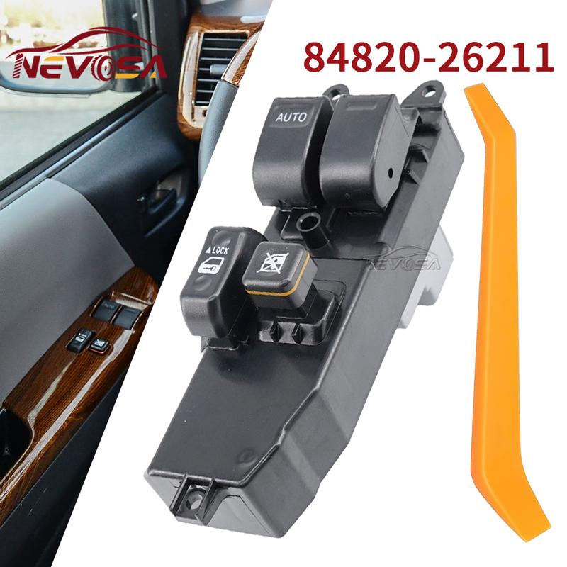 For Toyota Hiace 2006-2014 8482026211 84820-26211 LHD Front Left Power Auto Control Window Switch Car Parts Accessories 14P