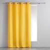 Rideau À Œillets Filliane 140 X 260 Cm Jaune - Synthétique - Uni - Tamisant