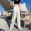 White Wide-leg Pants for Women In Summer Thin High Waist Draped Floor-like Pants Slim Texture Suit Pants Straight and Loose