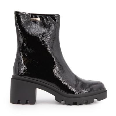 Лакированные ботильоны Delizia с рифленой подошвой Женские