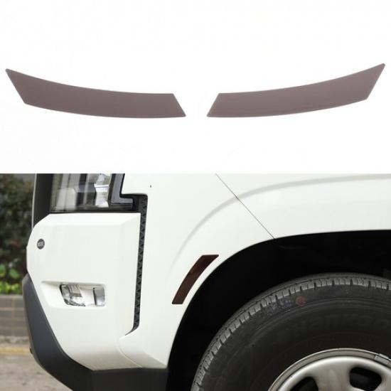 Smoked Black Fender Light Trim Sticker For Nissan Frontier +