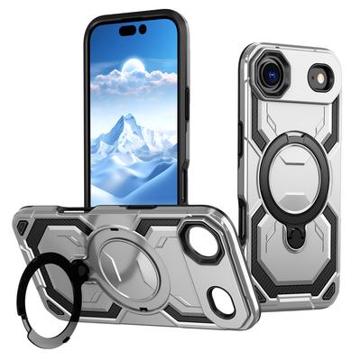 Чехол для IPhone 17Air, Магнитная вращающаяся подставка два в одном, Противоударный защитный чехол для Apple 16 Pro