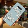 Чехол для LG V30 V40 V50 Thinq 3D тиснение цветами Силиконовый чехол для телефона для LG K50 Q60 Чехлы Мягкий рельефный цветок Для LGV40 K 50