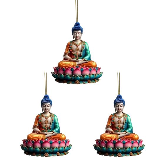 2D Акриловое украшение Иисус Христос Подвесной декор на зеркало заднего вида автомобиля Религиозный подарок для христиан Ретро Аксессуары для веры