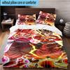 3PCS Goku Anime 3pcs Bedding,Including 3PCS Duvet Cover And 2pcs Pillowcases Perfect for Christmas,Ideal for Bedroom, Dormitory