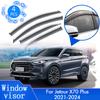 4x For Jetour X70 Plus Soueast DX8  2022 2023 2024 Rain Sun Window Visors Awings Deflector Guard Windshield Car