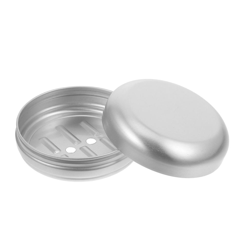 Мыльница Держатель для губки Ванная Комната Подставка для мыла Контейнер Алюминий Предметы первой необходимости для общежития Путешествия