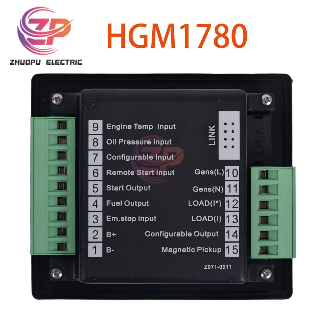 SmartGen HGM1790N HGM1780 Generator Controller Auto Start 4-Protection For Brushless Diesel Genset Spare Parts