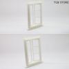 1Set Wooden Window Frame Model 1/12 Dollhouse Mini Furniture Decoration Toy Dolls House Micro Scene Construction Props