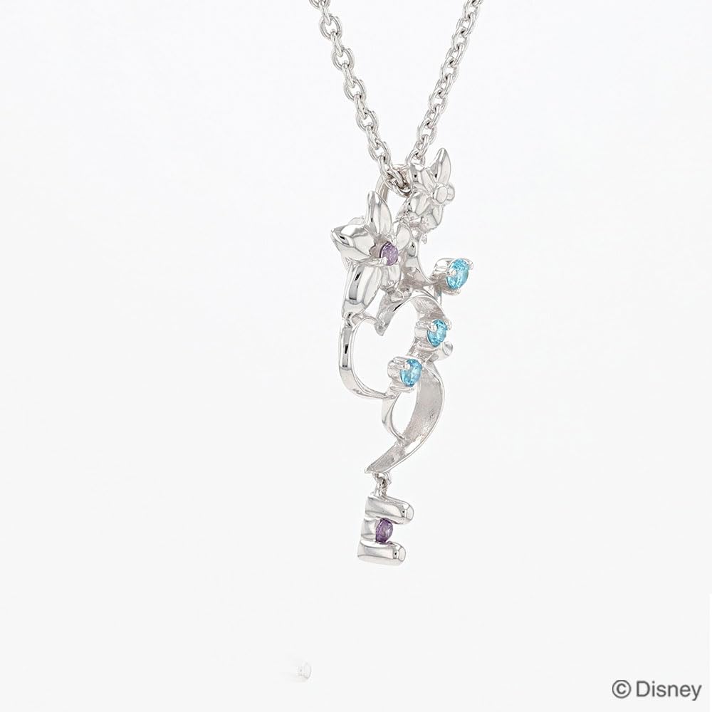 Серебряное ожерелье с подвеской Disney Princess Jasmine и кубическим цирконием [Disney] (VPCDS20123)