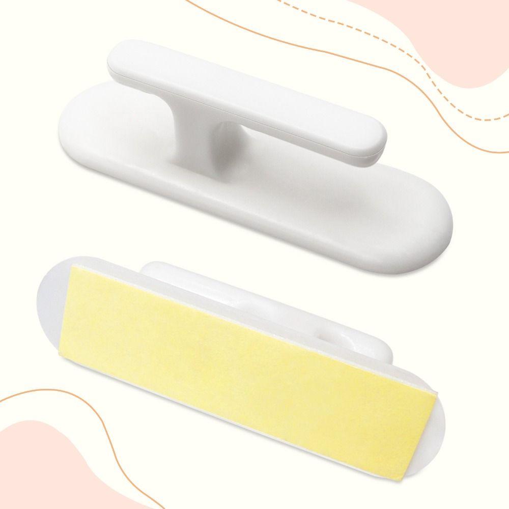 4/8/10 шт. Пластиковый крючок для веревки для штор на окно, самоклеящаяся настенная вешалка