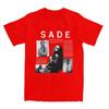 Y2k Casual Tshirt Unisexs Harajuku Cotton Tshirt Unisexs Short Sleeved Design Top Sades Concert Tshirt Summer Singer Sades