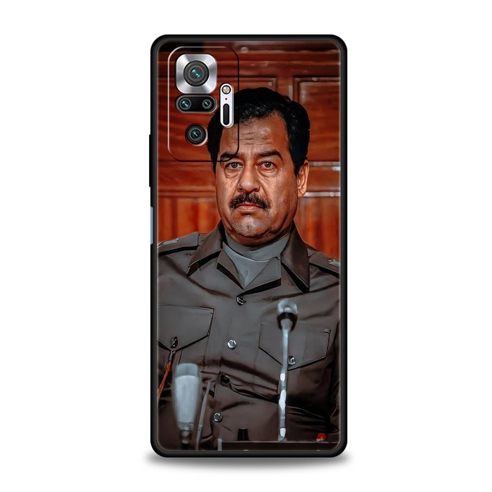 Arabic Iraq Saddam Hussein Phone Case For Xiaomi Redmi Note 14 13 5G 10 11 12 Pro Plus 4G 14C 13C 12C 10C Black Cover