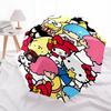 1pc Hello Kitty Automatic Opening/Closing Umbrella with Foldable Design, 8-Rib Iron Frame Outdoor Umbrella - Perfect Gift for Fans, Travelers, Everyda