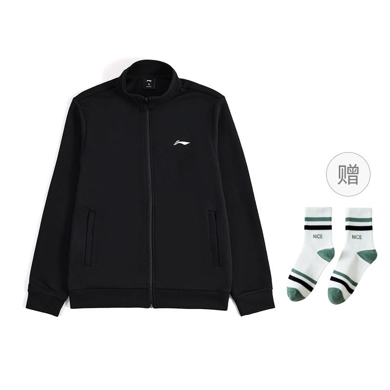 Мужская толстовка Li Ning, чисто черная, YWDV349-1