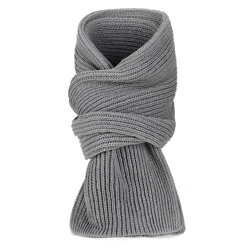 FEWK Зимний очень длинный шарф и шапка - Унисекс Флисовая подкладка Защита от холода Теплая вязка