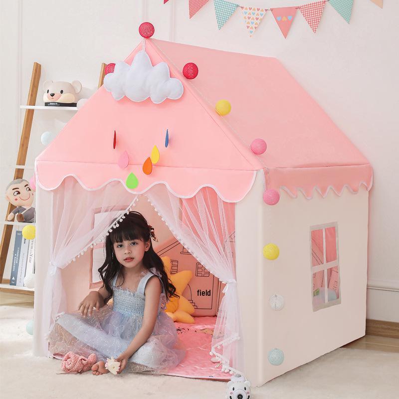 Dream Princess Indoor Play Tent for Kids - Boys & Girls' Toy House & Sleeping Area