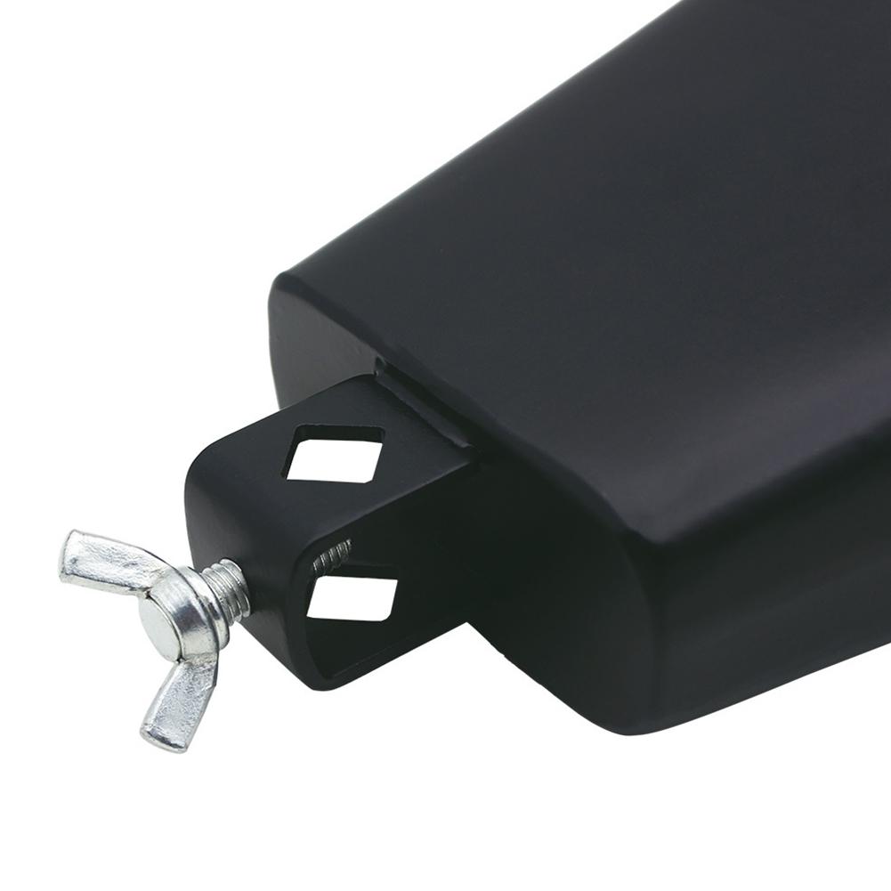 Jazz Drum Cowbell Loud Cowbell Percussion Instruments Cheerful Metal Cowbell Large Cowbell for Concert Band Gatherings