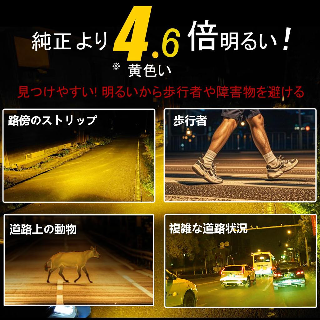 Оригинальные светодиодные противотуманные фары Toyota L1B 4800 лм Новые оригинальные заменяемые лаймовые и для техосмотра автомобиля Левая и комплект из 2 фар, Лампы, Переключение двух цветов, Желтый,