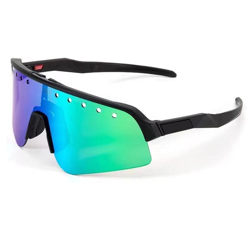 Cycling glasses, windproof polarized sports glasses, unisex outdoor dust-proof half-frame sunglasses