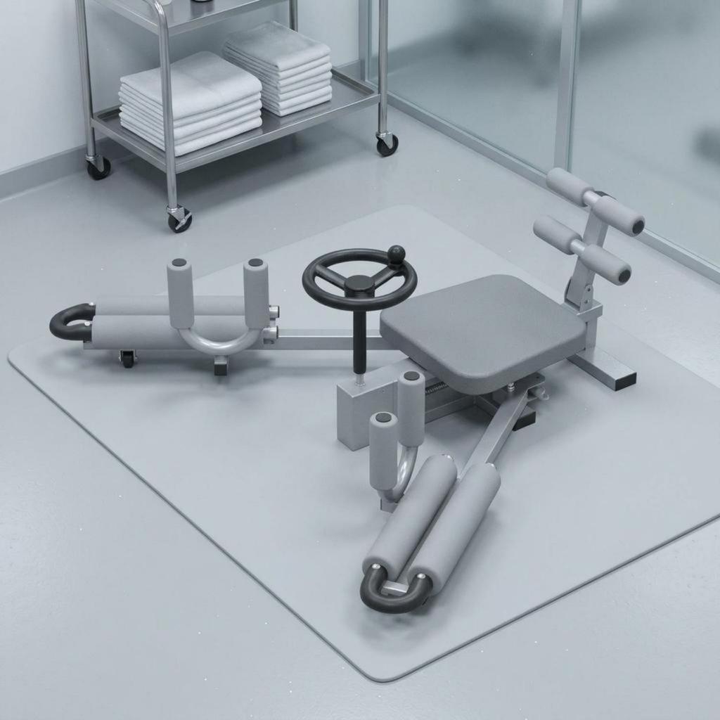 Split Stretching Machine Handwheel Control Leg Stretcher Padded Seat