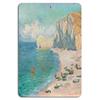 Monets Seaside Escape Serene Cliffs and ShoreAluminumtin Sign