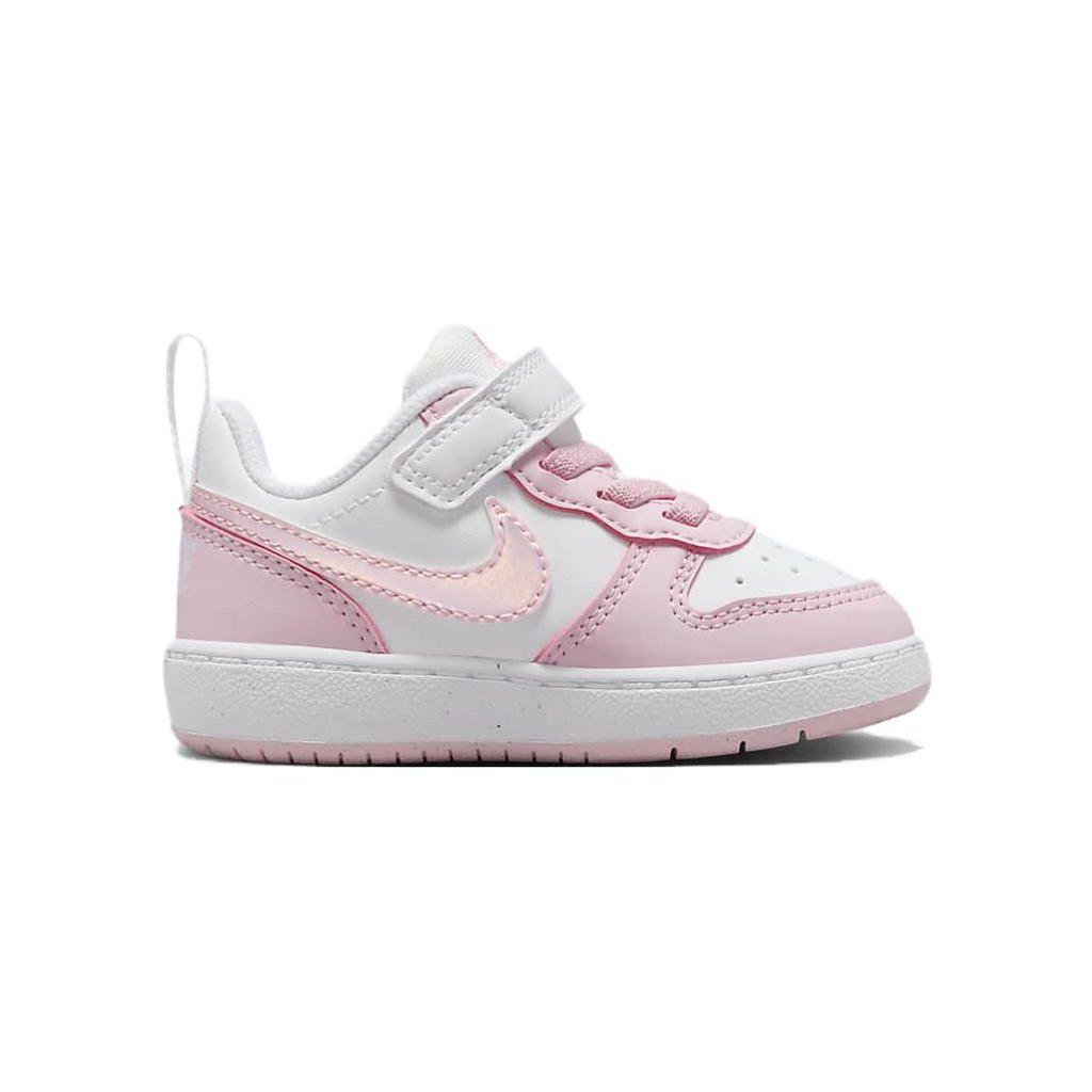 Nike Court Borough Low Recraft TD Pink Foam White Baby Sneakers DV5458-105