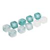 Pack of 10 Plastic Cubes 2.5x2.5x2.5cm
