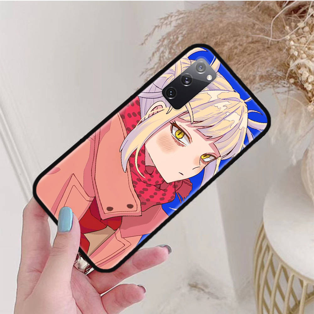 Черный чехол для Xiaomi Poco X6 X4 M5 M6 F5 F6 C65 C55 C50 C51 C40 Pro Redmi 14C A3X 13C 12C 11T 10A 9C Note 7 6 8A Plus W-52 Academia Himiko Toga