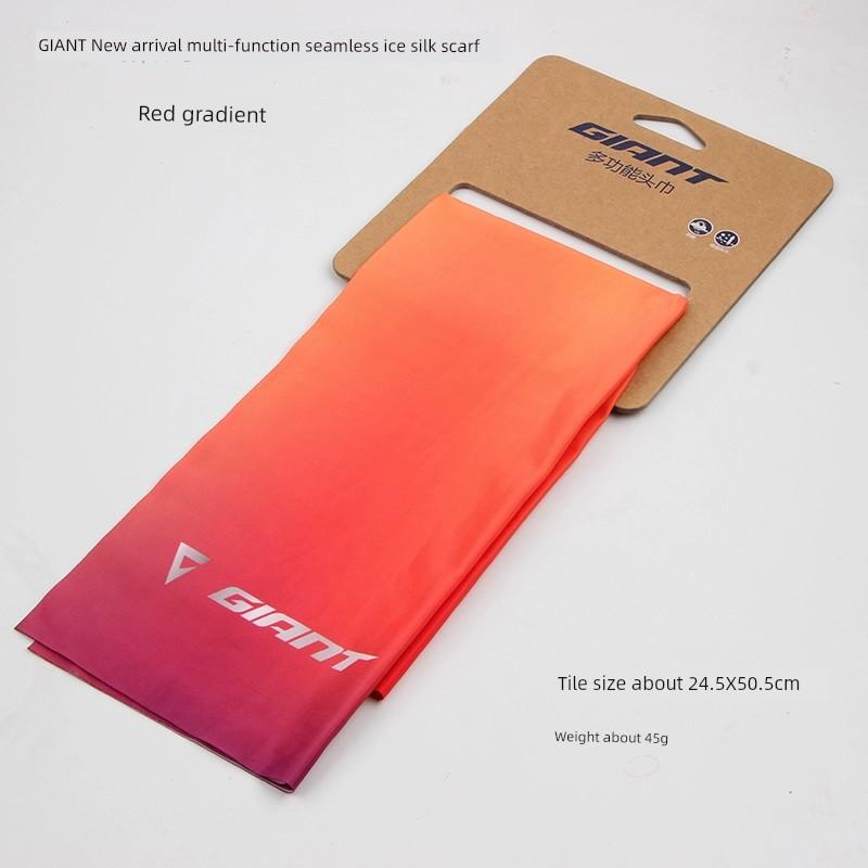 New Giant Cycling Mask Spring and Summer Seamless Ice Silk Outdoor Sports Comfortable Breathable Sweat-Absorbent Headscarf Neck Scarf