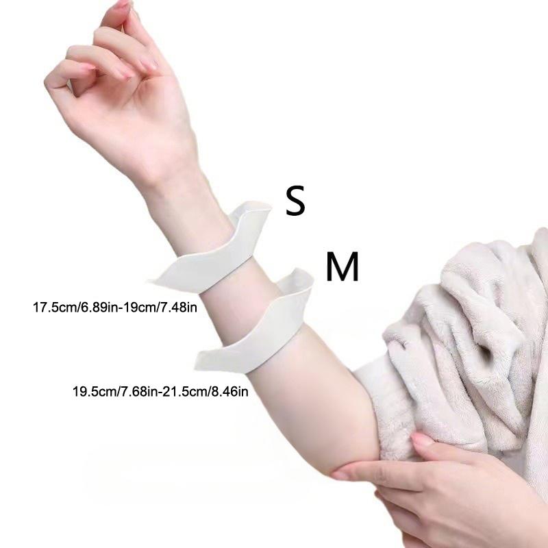 1 пара S/M/L силиконовый ремень для мытья запястья мягкие браслеты для мытья лица вода мытье предотвращает намокание запястья повязка для мытья