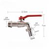 Garden Watering Garden Irrigation Accessory 1/2x3/4 Lever Water Tap Zinc Alloy With Red Handle Faucet Adapter Hose Plug