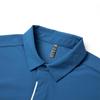 Adidas Men's Summer Quick-Dry Breathable Lightweight Loose Fit Blue Short Sleeve Polo T-Shirt