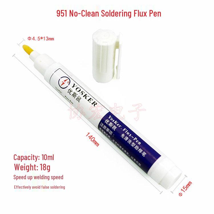 YOSKER 951 Halogen-Free No-Clean Low-Solid Flux Pen