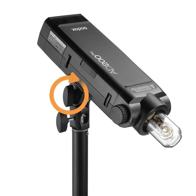 Godox AD-E2 Кронштейн-держатель E с винтом 1/4 дюйма сверху для крепления вспышки Godox AD200 AD200PRO AD300PRO Flash Speedlite
