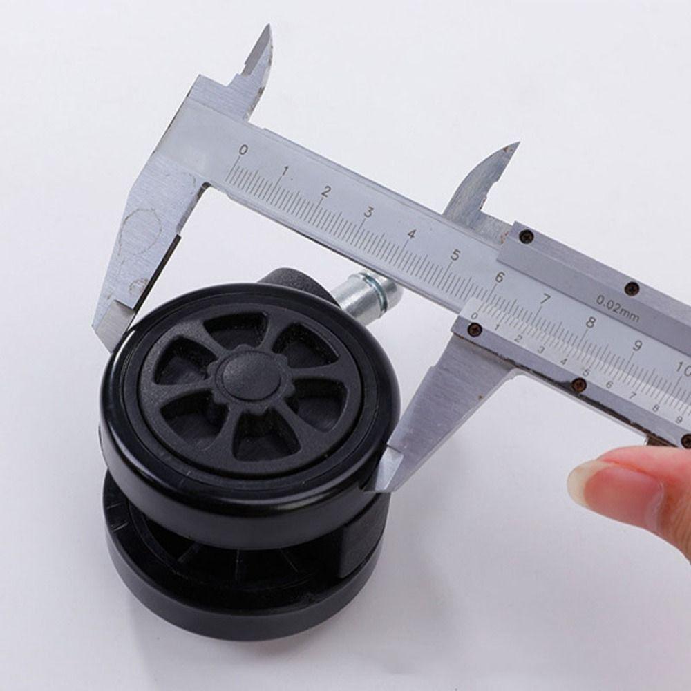 Quiet 360 Degree Swivel Smooth Wear-resistant Luggage Wheels Sturdy Removable Furniture Casters Furniture Accessories